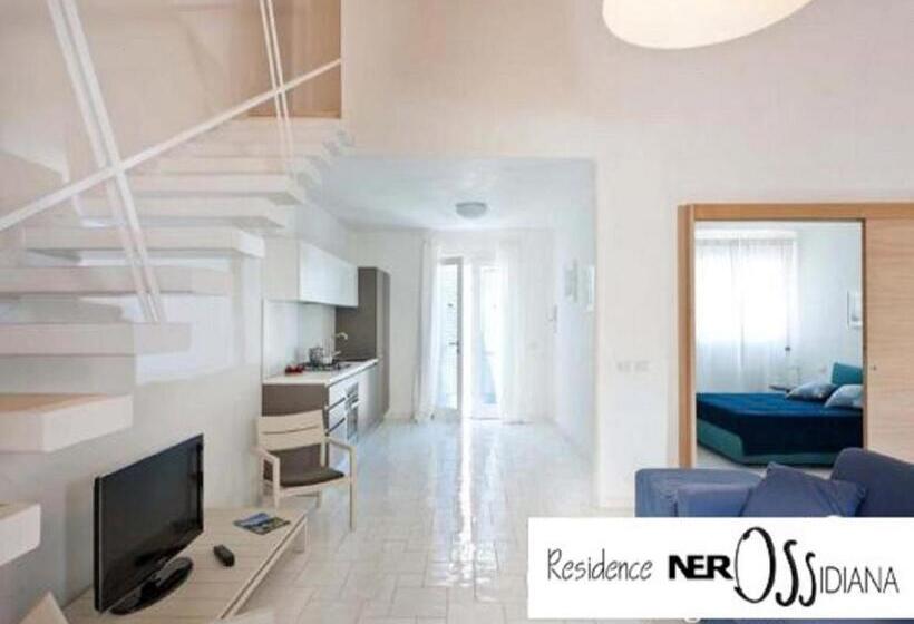 Апартаменты 2 Спальни Боковой Вид на Море, Nerossidiana