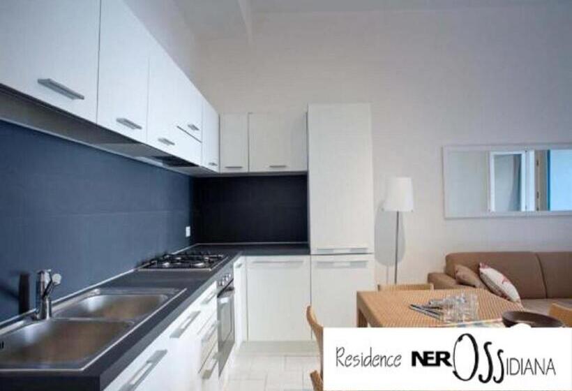 Апартаменты 1 Спальня Боковой Вид на Море, Nerossidiana