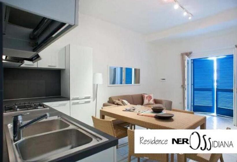 Апартаменты 1 Спальня Боковой Вид на Море, Nerossidiana