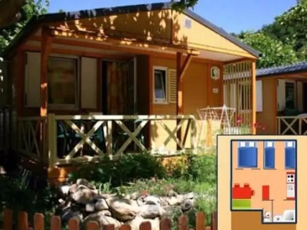 シャレー1寝室, Le Moulin D Onclaire Camping Et Chambres D Hôtes