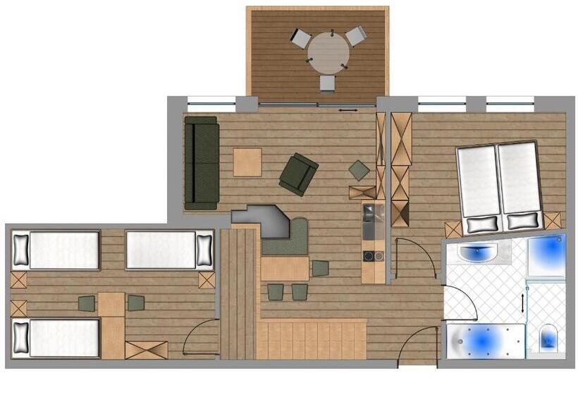 جناح عائلي, Feriengut Unterhochstätt
