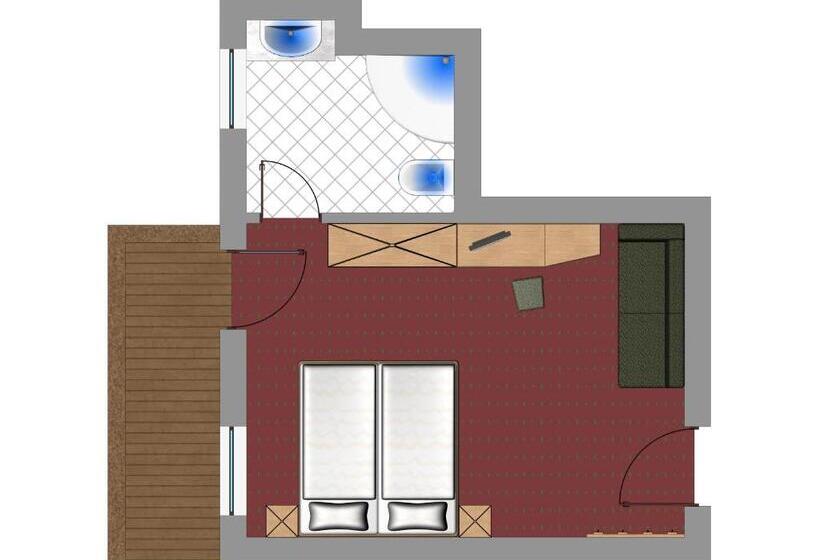 غرفة إقتصادية, Feriengut Unterhochstätt