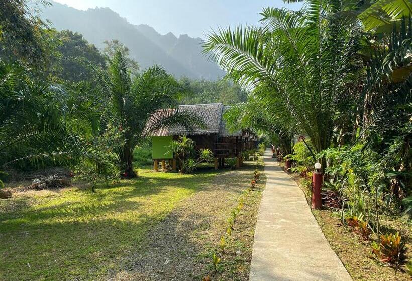 غرفة قياسية, Khaosok Bamboo Huts Resort