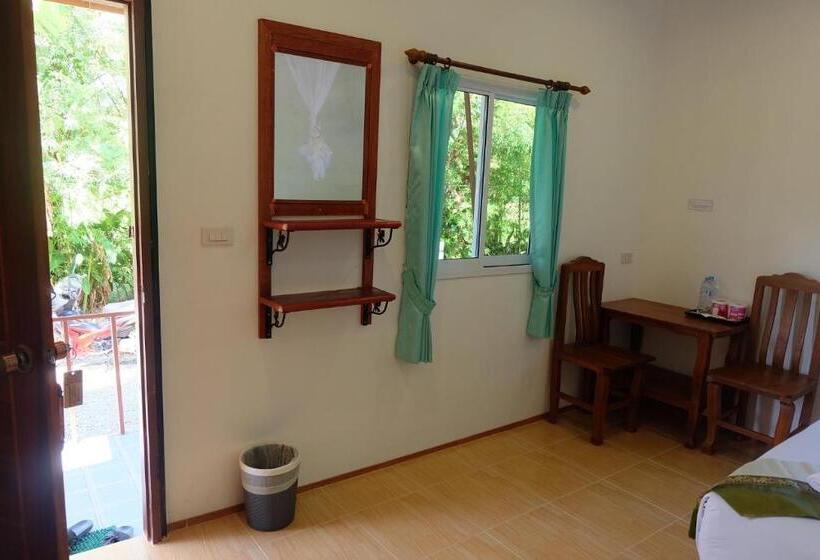 Номер Стандарт с Балконом, Khaosok Bamboo Huts Resort