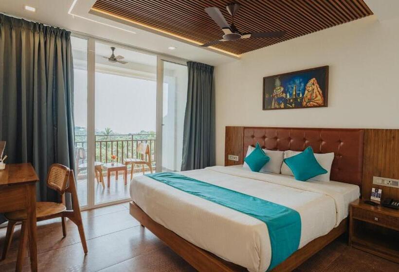 חדר דלוקס נוף לים, Aadisaktthi Leisure Resort, Kovalam