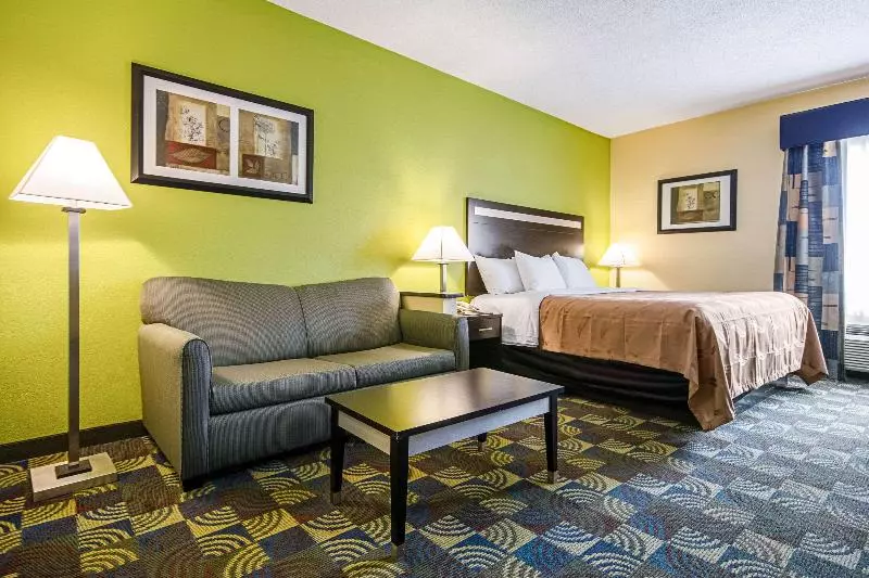 キングサイズベッドのスイートルーム, Quality Inn & Suites Glenmont  Albany South