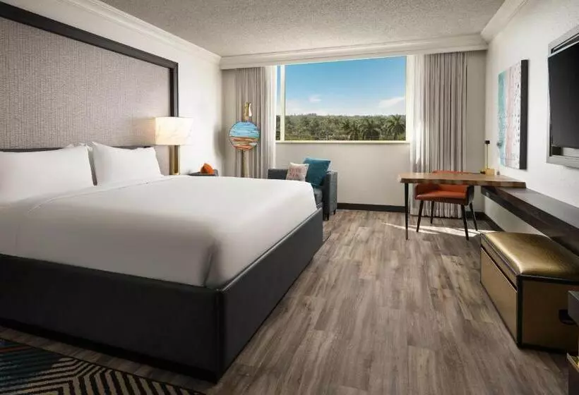 身障者適用キングサイズベッドルーム, Renaissance Fort Lauderdale West