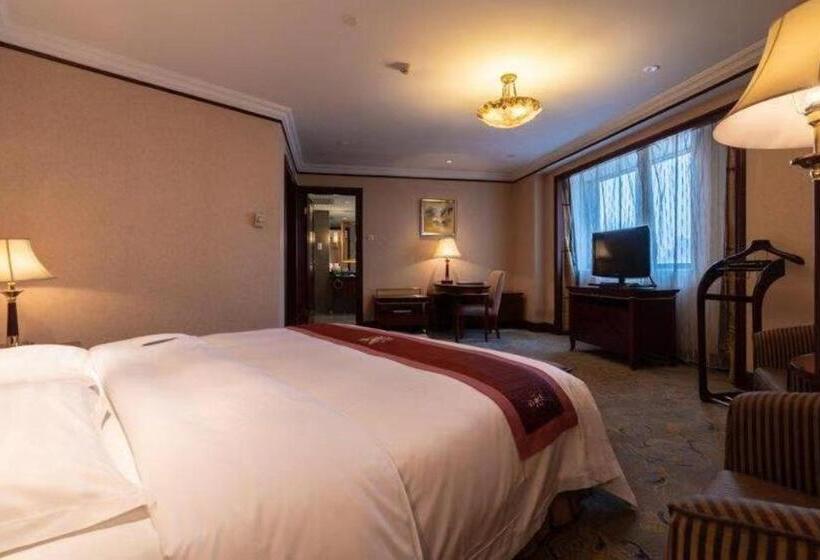 חדר דחוקס עם מיטת קינג, Golden Ocean Hotel Tianjin