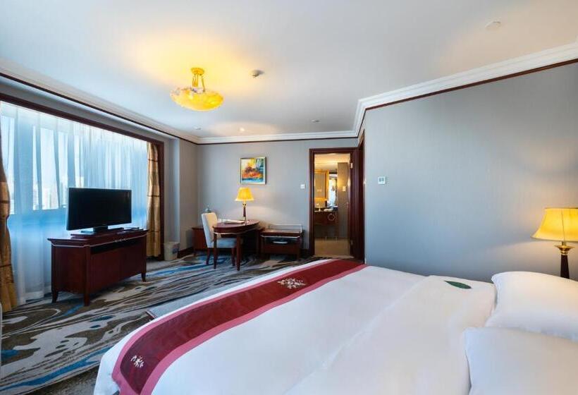 חדר דחוקס עם מיטת קינג, Golden Ocean Hotel Tianjin