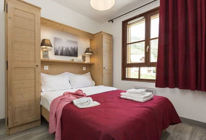 דירה בת חדר שינה 1 עם מרפסת, Résidence Odalys L Orée Des Pistes