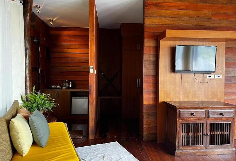 اتاق استاندارد با چشم‌انداز, Green Papaya Beach Resort, Koh Phangan