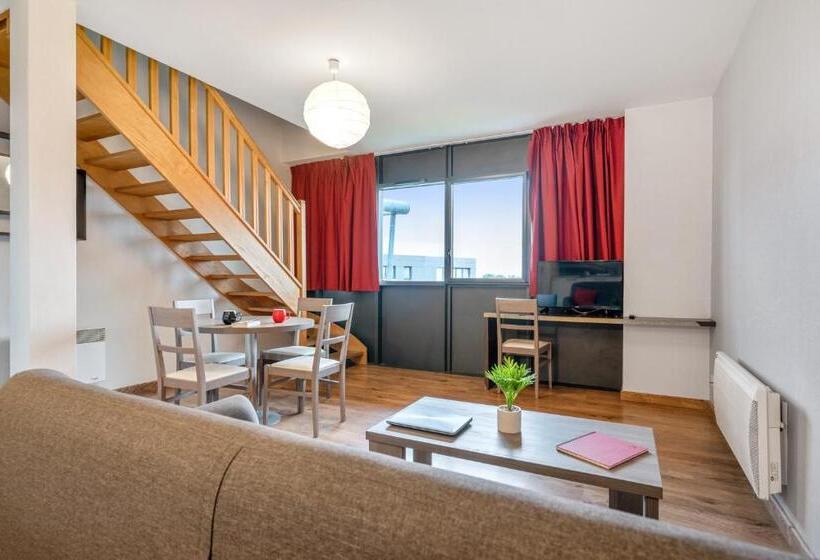 Апартаменты 2 Спальни, Zenitude Hôtel Résidences Nantes Métropole