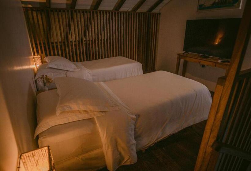 חדר דלוקס עם מרפסת נוף לים, Pousada Maravilha