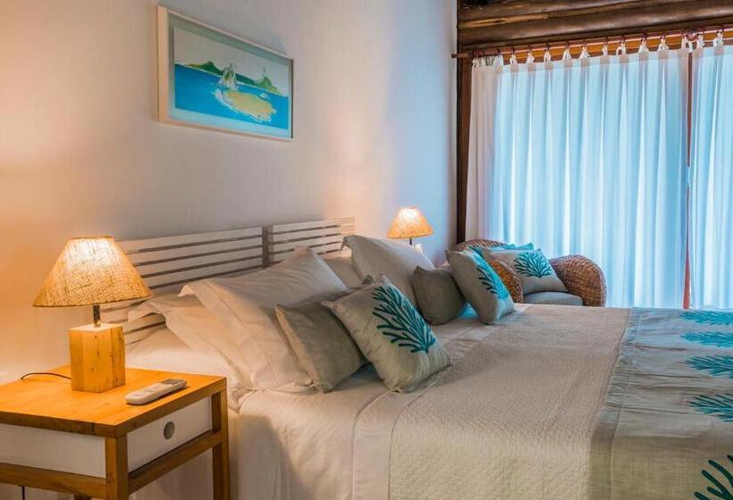 חדר דלוקס עם מרפסת נוף לים, Pousada Maravilha