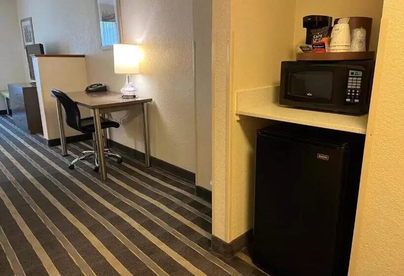キングサイズベッドのスイートルーム, Sky Point Hotel & Suites   Atlanta Airport