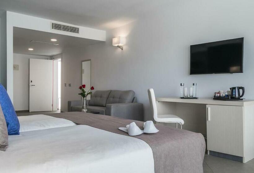 片側に海が見えるデラックスルーム, Aparthotel Esquinzo y Monte del Mar