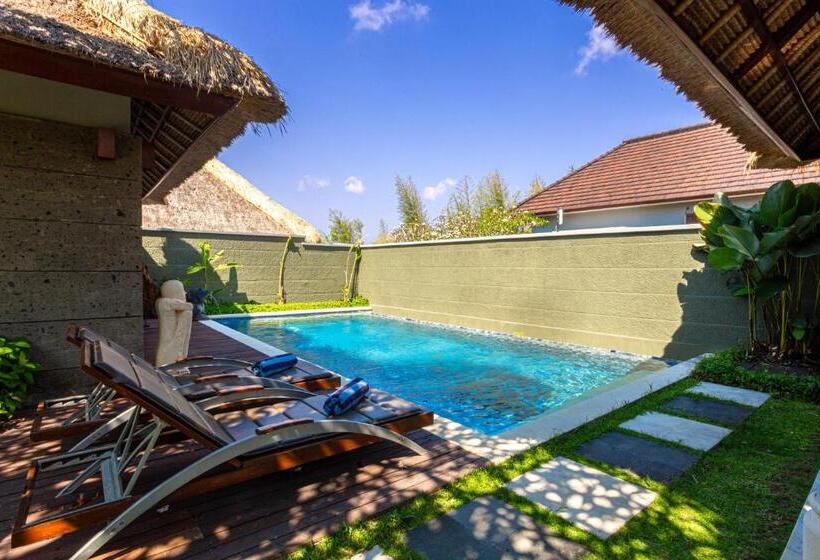 וילה עם חדר שינה אחד ובריכת שחיה, Abi Bali Resort And Villa