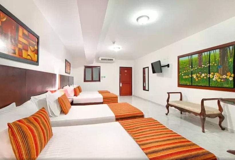 חדר סטנדרט לארבעה, Tama Hotel Granada Real Cali