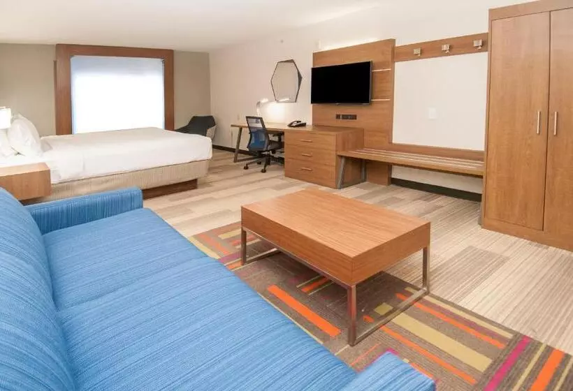 キングサイズベッドのスイートルーム, Holiday Inn Express Hotel & Suites Plano West   Frisco, An Ihg