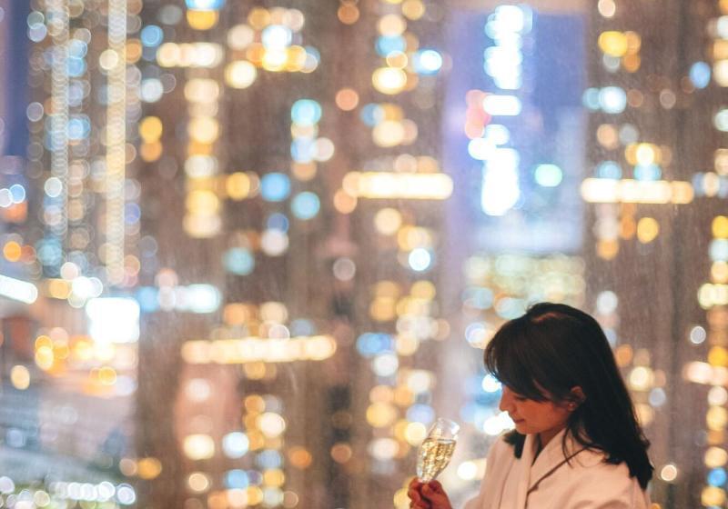 اتاق استاندارد با چشم‌انداز شهر, W Hong Kong