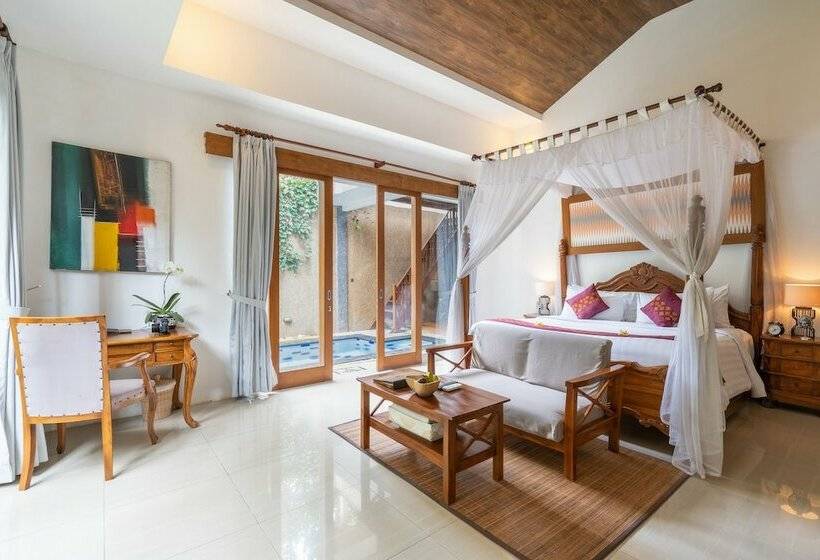 プール付き１ベッドルームヴィラ, Ashoka Tree Resort At Tanggayuda, Ubud