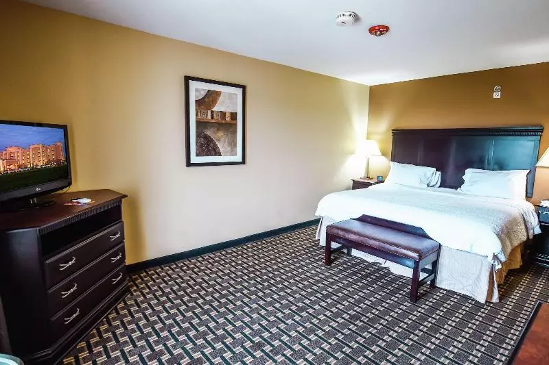 キングサイズベッドのスタンダードルーム, Hampton Inn And Suites Pine Bluff
