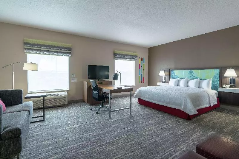 キングサイドベッドのスタンダードワンルーム, Hampton Inn & Suites Lake City