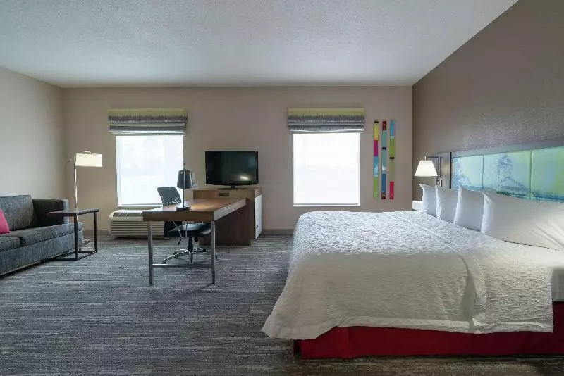キングサイドベッドのスタンダードワンルーム, Hampton Inn & Suites Lake City