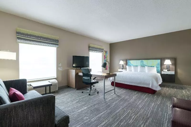 キングサイドベッドのスタンダードワンルーム, Hampton Inn & Suites Lake City