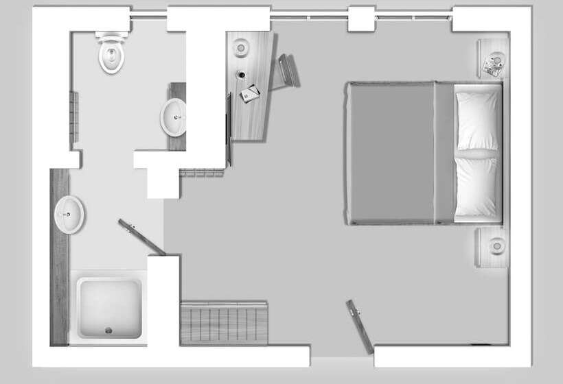 חדר סטנדרט, Sapia Hotel St. Fridolin