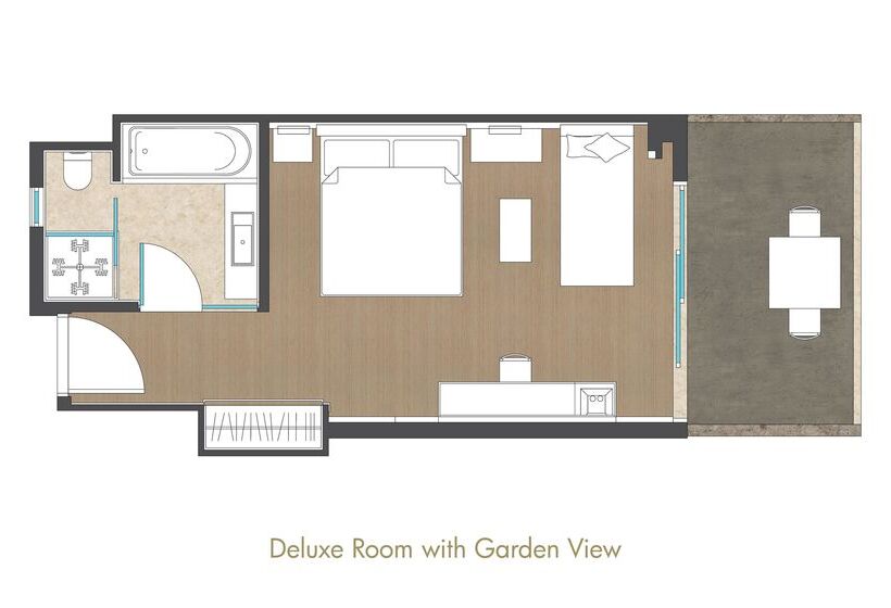 חדר דלוקס נוף לגינה, Avra Imperial