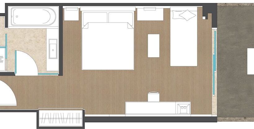 חדר דלוקס נוף לגינה, Avra Imperial