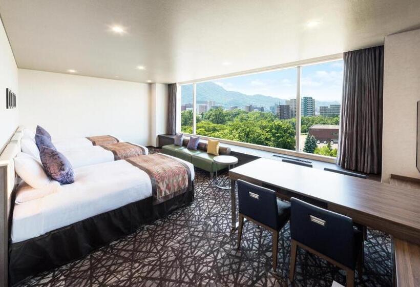 חדר דלוקס לארבעה, Mystays Sapporo Nakajima Park