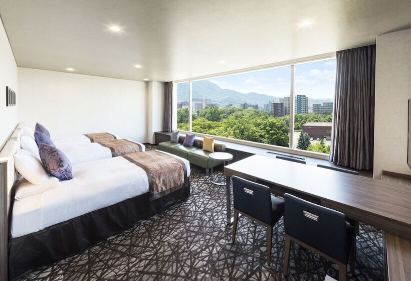 חדר דלוקס לארבעה, Mystays Sapporo Nakajima Park