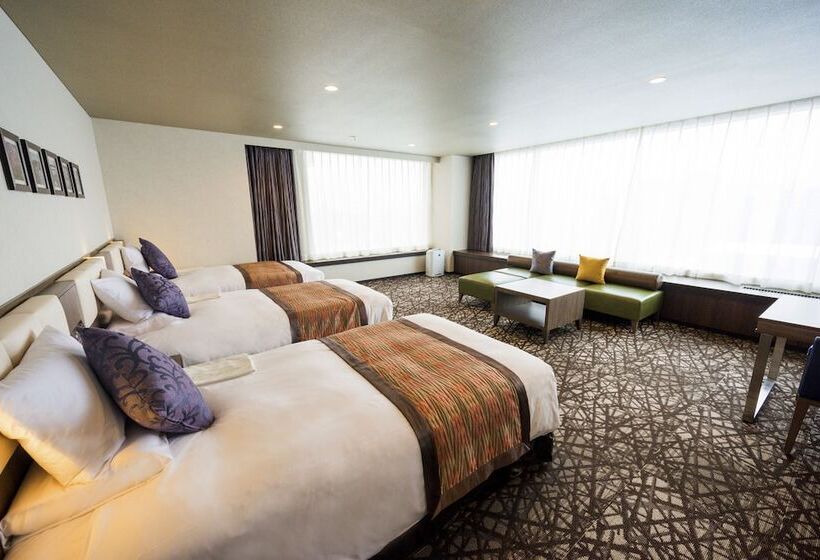 חדר דלוקס לארבעה, Mystays Sapporo Nakajima Park