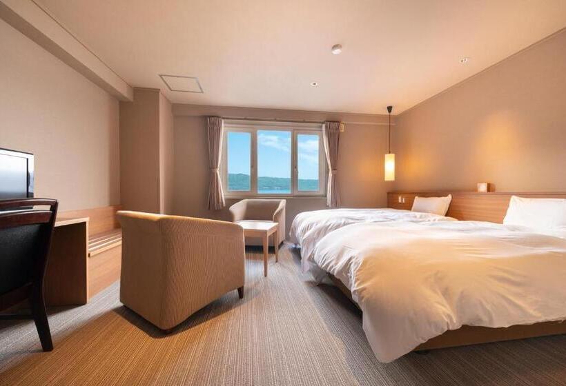 غرفة قياسية مطلّة علي البحيرة, Toyako Manseikaku Hotel Lakeside Terrace