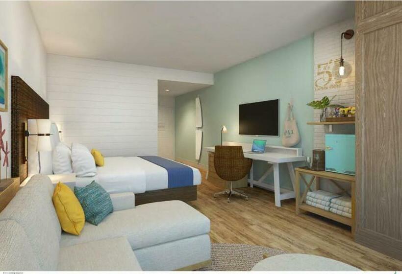 带大床的标准间, Margaritaville Hotel Nashville