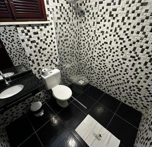 חדר סטנדרט לשלושה עם מרפסת, Pousada Coconut Cumbuco