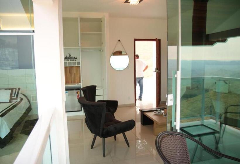 キングサイズベッドのスタンダードルーム, Alta Vista Pousada Boutique