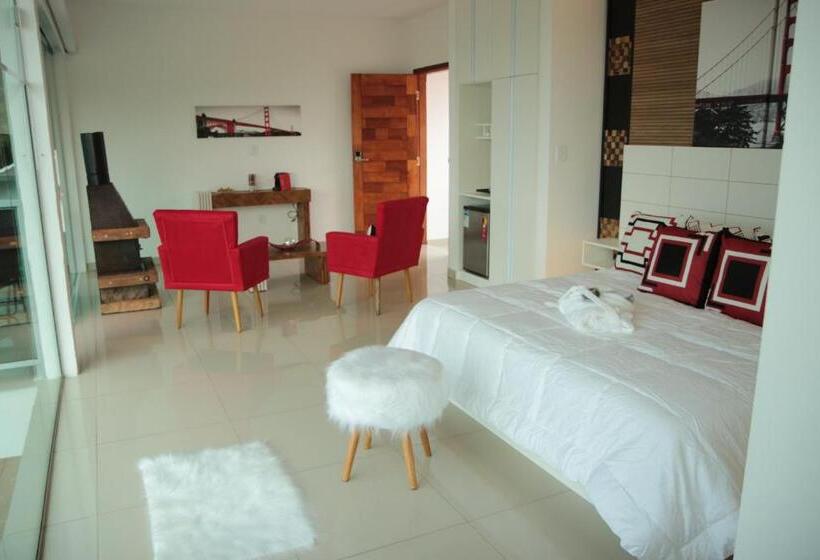 キングサイズベッドのスタンダードルーム, Alta Vista Pousada Boutique