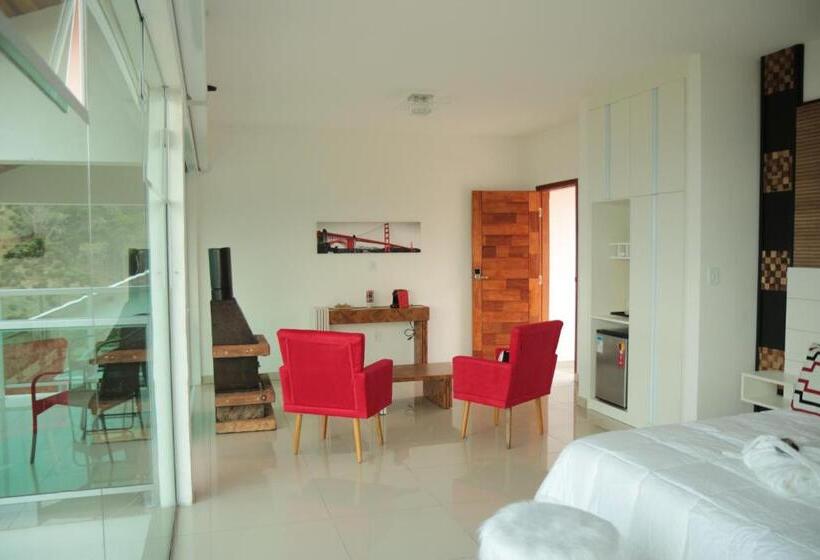 キングサイズベッドのスタンダードルーム, Alta Vista Pousada Boutique