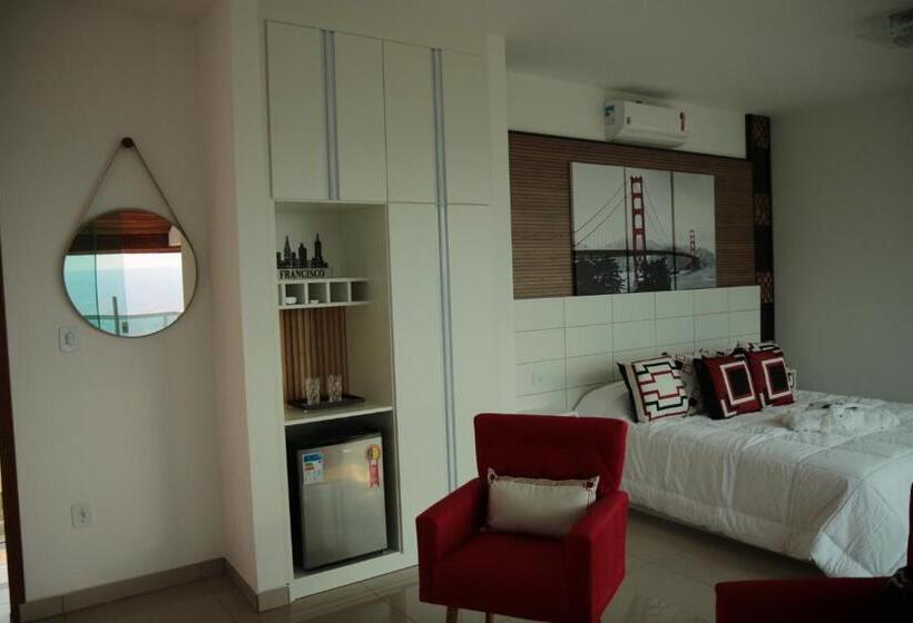 キングサイズベッドのスタンダードルーム, Alta Vista Pousada Boutique