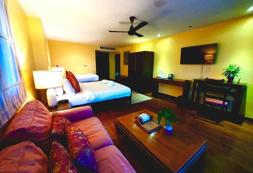 غرفة ديلوكس مطلّة علي البحر, Cinnamon Beach Villas