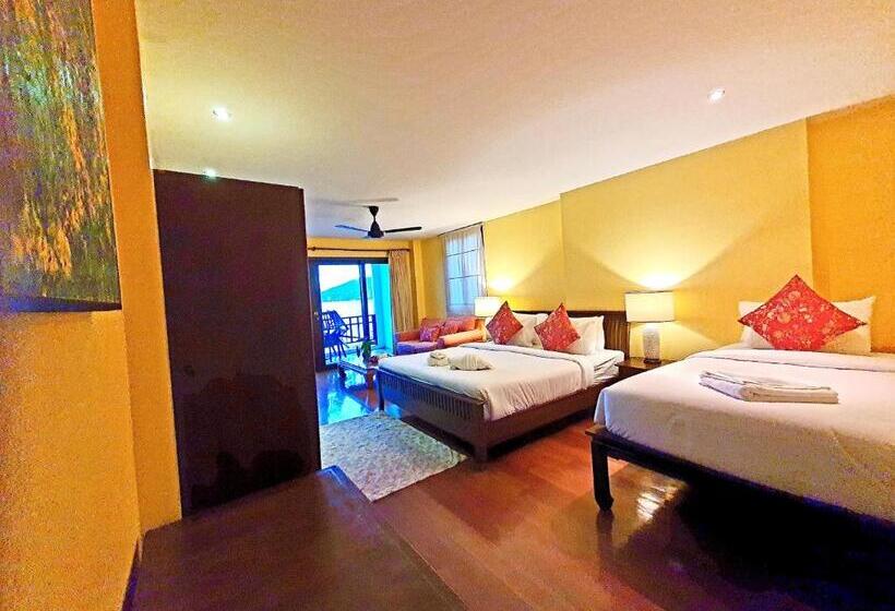 Triple Room Sea View, Cinnamon Beach Villas