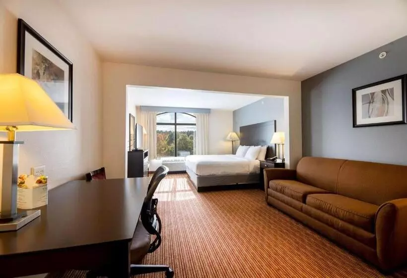 キングサイズベッドのデラックスルーム, Wingate By Wyndham State Arena Raleigh/cary