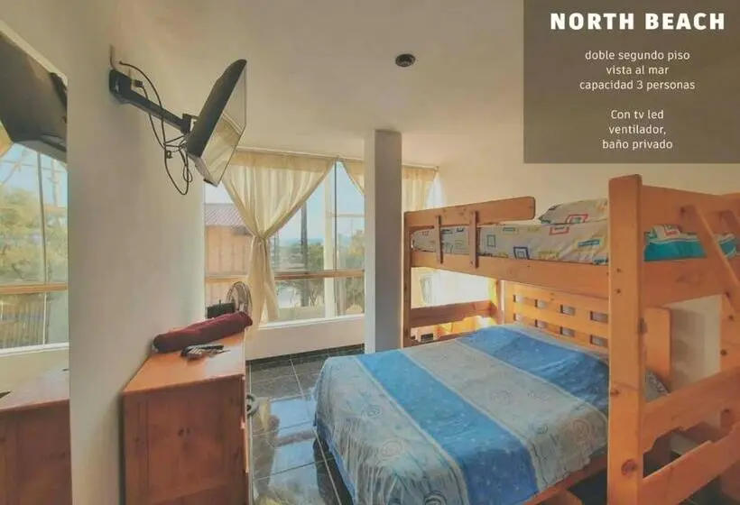オーシャンビューのデラックストリプルルーム, Casa Norte North Beach