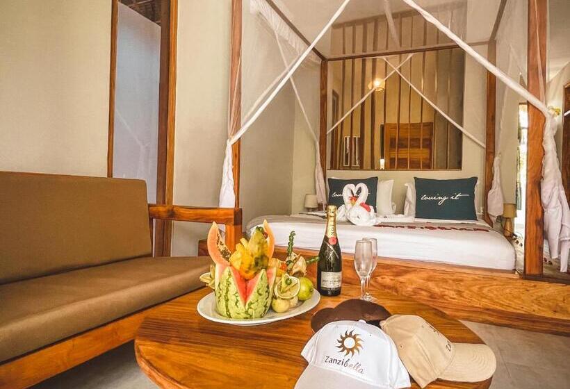 اتاق استاندارد سه تخته با چشمانداز باغ, Zanzibella Hotel & Spa