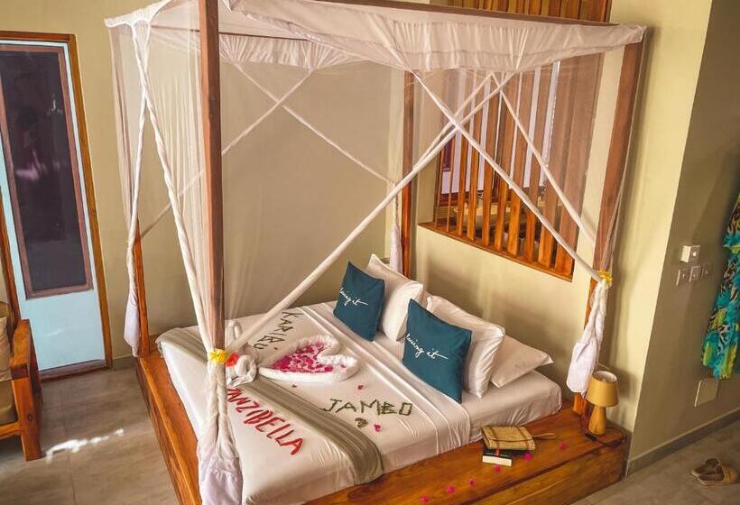 اتاق استاندارد سه تخته با چشمانداز باغ, Zanzibella Hotel & Spa