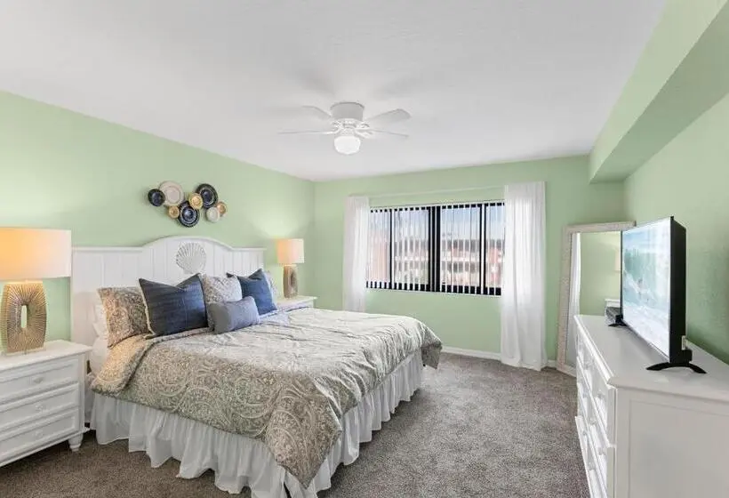 バルコニー付き１ベッドルームアパートメント, Sandcastles   Cocoa Beach Oceanfront Condos With Heated Pool Tennis
