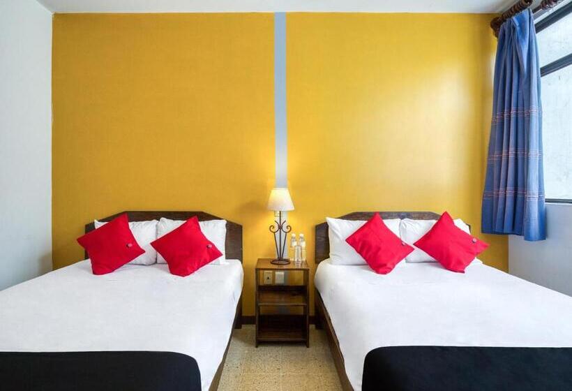 غرفة عائلية, Capital O Parador Crespo Hotel, Oaxaca